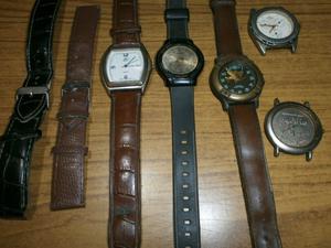 LOTE DE 5 RELOJES A REPARAR VER DET