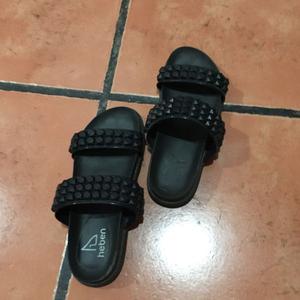 Sandalias Negras Heben