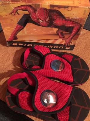 Sandalias Spiderman con abrojo