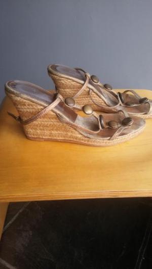 Sandalias con base de Yute talle 40