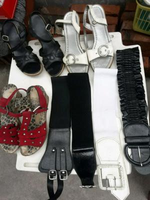 Sandalias y Cinturones