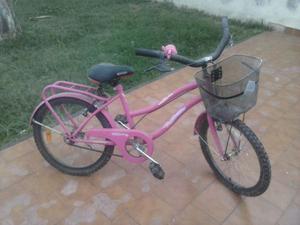 Vendo bicicleta Barbie para niñas