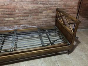 Vendo cama antigua de roble