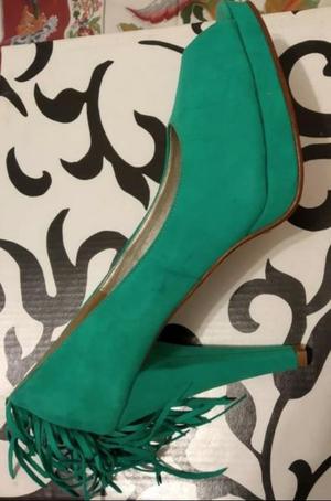 Zapatos Green and Black N38