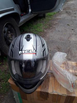 casco moto nuevo con visera de repuesto