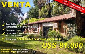 Casa en Tortuguitas Zona Quintas 4 amb 2 dorm a 400 mts ruta