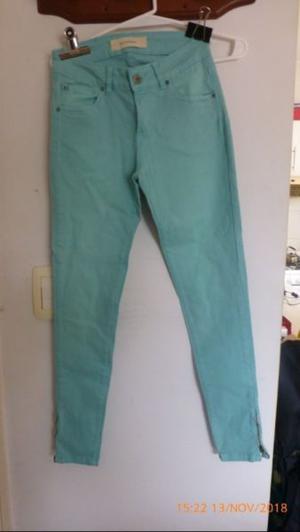 Jean Rapsodia talle 5 color verde agua perfecto estado