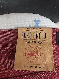 Jeans Ecko UNLTD Rojo W36 L32