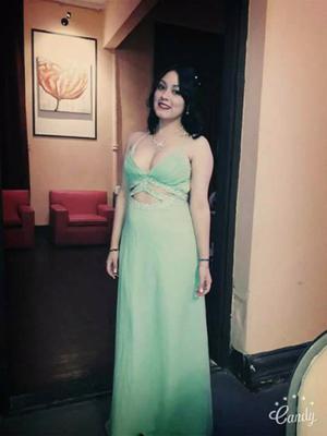 Vendo vestido de egresado color verde agua