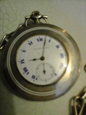 reloj de bolsillo escasanny de plata