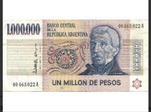 3.700 Billetes Ley 18188 De Un Millón De Pesos