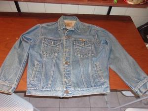 CAMPERA DE JEAN WRANGLER TALLE L AZUL