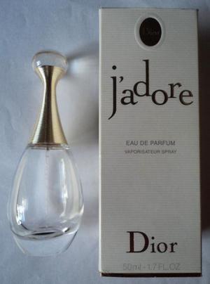 Frasco Vacío De Perfume J'adore Con Caja, 50 Ml