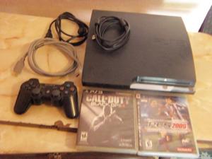 Play  gigas, 2 juegos fisicos, 1 joystick, cables,