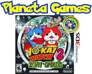 Yo-kai Watch 2 Bony Spirits Nintendo 3ds Fisicos Nuevos Caja
