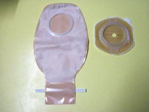 bolsa y placa de colostomia con desagote braun  mm