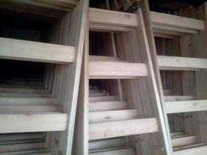 vendo escalera nueva reforzada de madera tipo pintor de 6