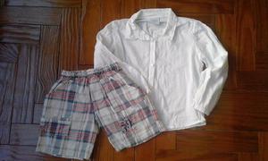 Combo camisa Cheeky y bermuda T. 4.