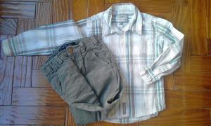 Combo camisa Mimo y pantalon Akiabara niño T. 3