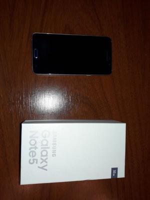 Samsung Galaxy Note 5 con pantalla negra. Funciona