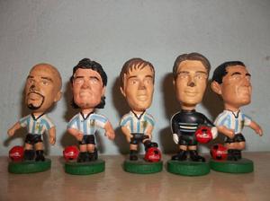 muñecos seleccion argentina 98 coca cola