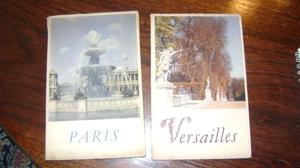 Dos Antiguos Albums De Postales De Paris Serie 