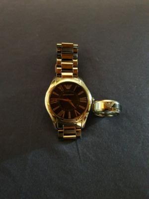 Reloj y anillo original Armani