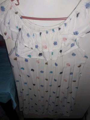 Vestido con dibujos de pez