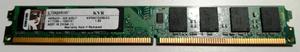 Memoria RAM 2 GB DDR Mhz KINGSTON KVR667D2N5/2G