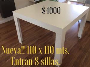 Mesa de comedor 110 x 110 mts