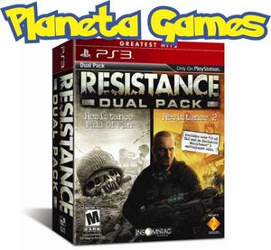 Resistance Dual Pack Playstation Ps3 Fisicos Incluye 1 y 2