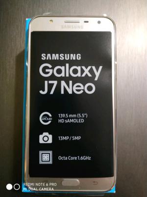 Samsung galaxy j7 neo nuevo y libre
