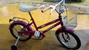 VENTA BICICLETA RODADO 16 MARCA ZUKAR PARA NIÑA