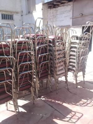 100 sillas de metal