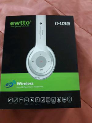 Auriculares Ewtto con Bluetooth