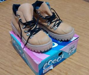 BOTAS BORCEGOS ALPINO COCOA KIDS N°35 IMPECABLES !!!