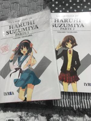 Haruhi Suzumia novelas (parte 1 y 2)
