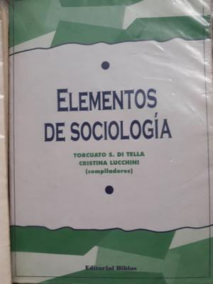 Libro Elementos de Sociología