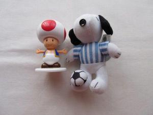 Lote de peluche de Snoopy y muñeco de Nintendo de Mac
