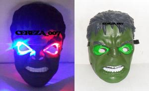 Mascara De Hulk Con Luces Para Chicos