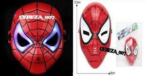 Mascara De Spiderman Hombre Araña C Luces