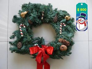 Navidad: Adorno navideño decorado para colgar en la puerta