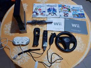 Vendo Nintendo Wii original con 4 juegos y más accesorios