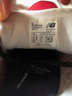 Zapatillas New Balance 501, Talle US12, traidas de USA