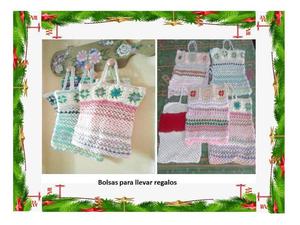 bolsas navideñas 1 grande + 1 chica