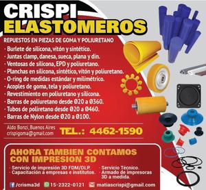 crispi elastomeros. repuestos industriales en general