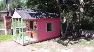 vendo casitas de madera para niños
