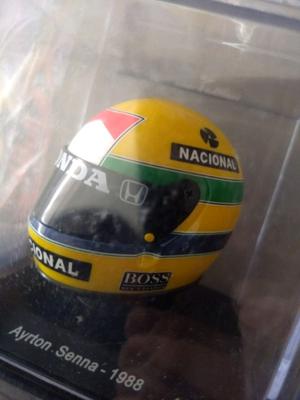 Casco Ayrton Senna 1 /5 con revista