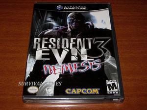 Resident Evil 3 Nemesis (Sellado) - Nintendo Gamecube