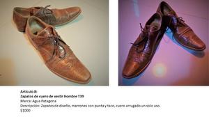 Zapatos de cuero de vestir Hombre T39